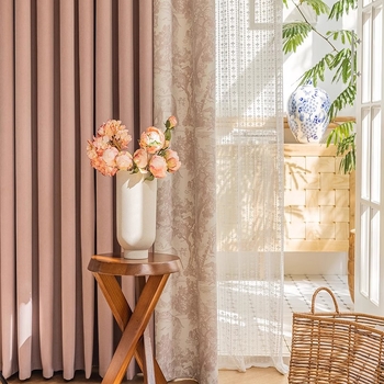 Κουρτίνες Chenille για σαλόνι και υπνοδωμάτιο, υψηλή σκίαση 71-90%, διαδικασία εκτύπωσης, στυλ Light Luxury