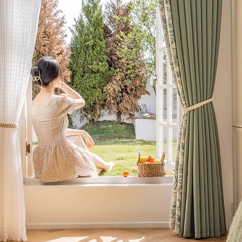 Κουρτίνες Chenille για σαλόνι και υπνοδωμάτιο, υψηλή σκίαση 71-90%, διαδικασία εκτύπωσης, στυλ Light Luxury