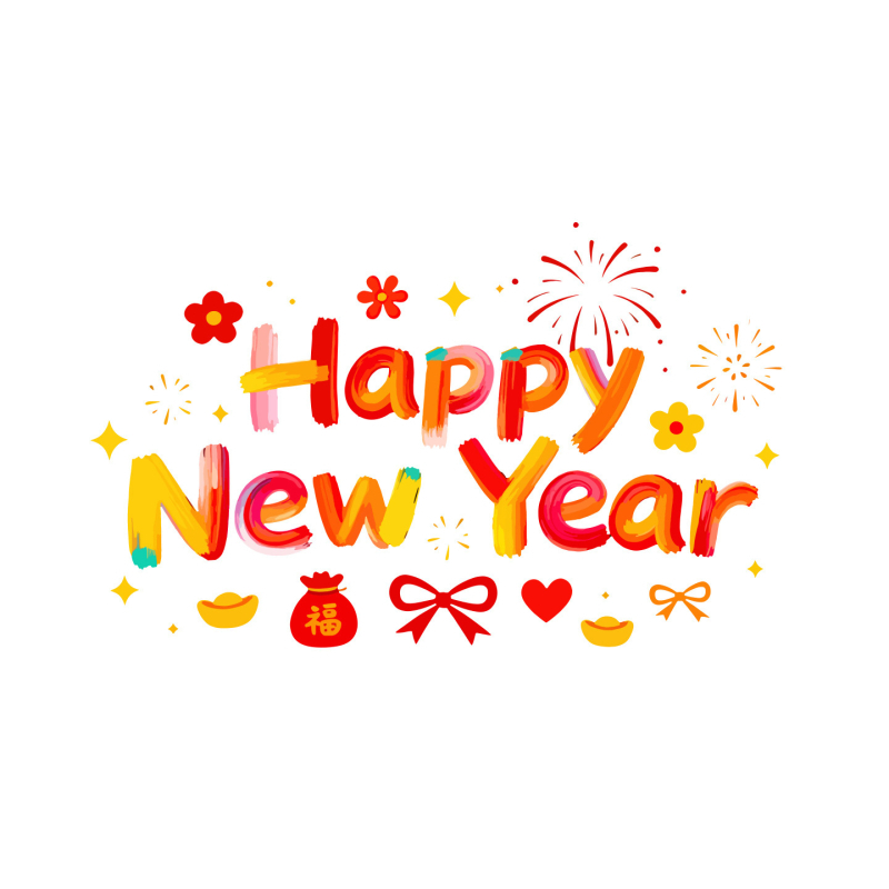 Statični prozorski naljepnica od PVC filma – motiv Godine konja sa simbolom sreće i dizajnom prozorskog cvijeta za kreativnu dekoraciju atmosfere