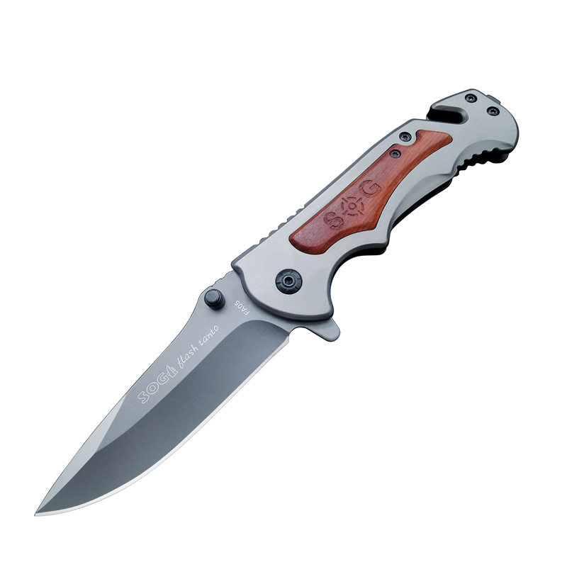 Сгъваем нож Zetto FA05, неръждаема стомана, дължина на острието 8.5 cm