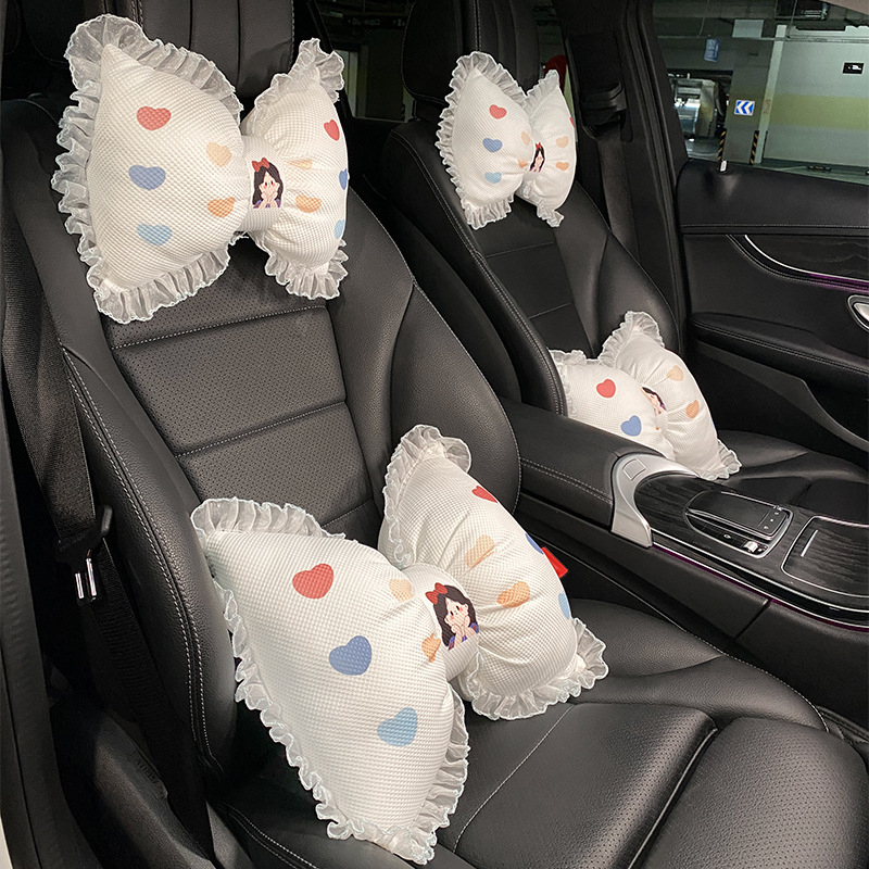 Auto jastuk za sjedenje, Ice Silk površina, punilo od plišanog pamuka, jednodjelni jastuk, prozračan za sve sezone