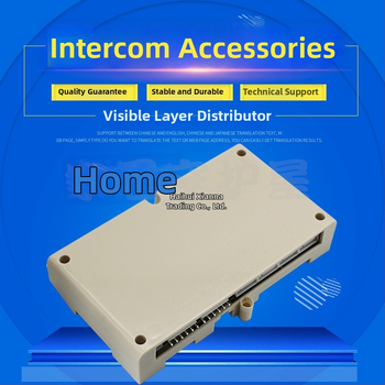 Budova domového interkomu: vizuálny medziúrovňový modulový rozdeľovač platforma 3000J, štvorkanálová líniová lišta