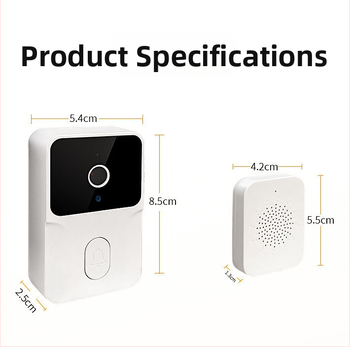 IP камера за вътрешно/външно използване със двупосочен видео разговор и звънчева функция, резолюция 3MP/2K, обектив 4 мм, 12V захранване, IR до 10 м, push уведомление към мобилното приложение