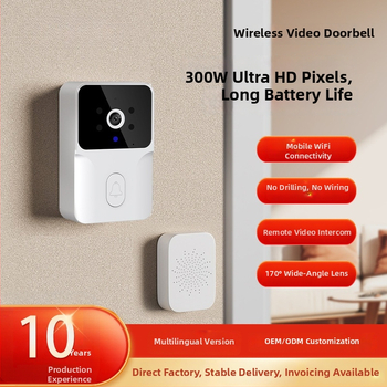 Умено видео домофон с двупосочно видеовръзка – вътрешен/външен, 1080P, нощно виждане 0.001 lux, IR до 20 м