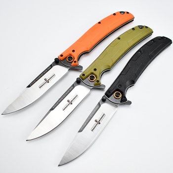 Πτυσσόμενο μαχαίρι επιβίωσης για εξωτερικές χρήσεις, με μηχανισμό γρήγορου ανοίγματος και ρουλεμάν
