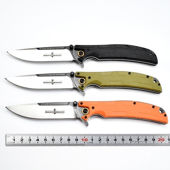 Πτυσσόμενο μαχαίρι επιβίωσης για εξωτερικές χρήσεις, με μηχανισμό γρήγορου ανοίγματος και ρουλεμάν