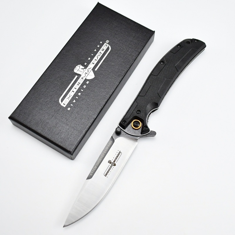 Πτυσσόμενο μαχαίρι επιβίωσης για εξωτερικές χρήσεις, με μηχανισμό γρήγορου ανοίγματος και ρουλεμάν