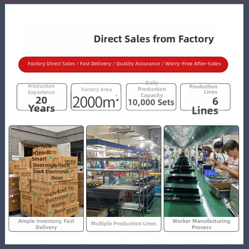 3D arcfelismeréses intelligens ajtózár jelszóval, ujjlenyomat- és távoli nyitással faajtókhoz | 0,5 s beolvasás, 0,1% hamis felismerés, -20°C működés