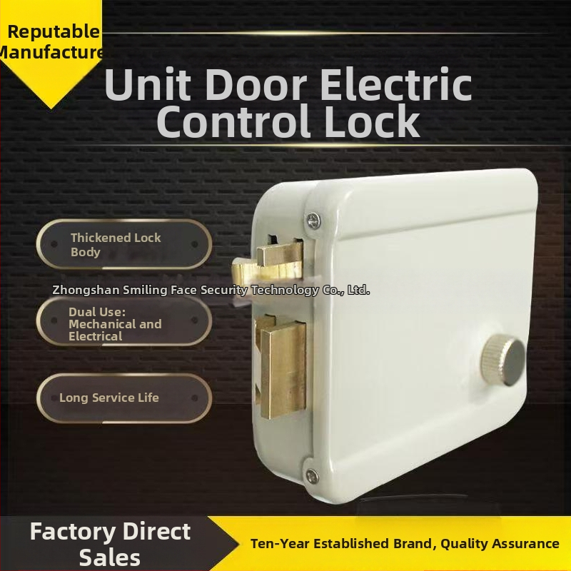 1073 Elektrický zámok s ovládaním pre spoločné a kancelárske dvere, drevené a kovové dvere, 12V, moderný minimalistický štýl