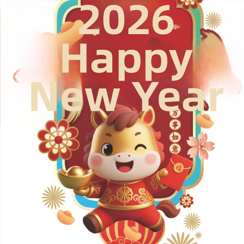 Годината на коня – статичен PVC стикер за прозорец, декоративна украса за прозорец, опаковка хартиена тръба, марка Rong Heng