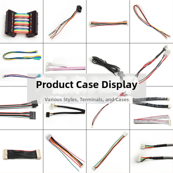 Spracovanie terminálnych káblov Dupont – vysokoteplotné silikónové opletenie, UL/UL817 certifikované, prispôsobené kontaktné materiály