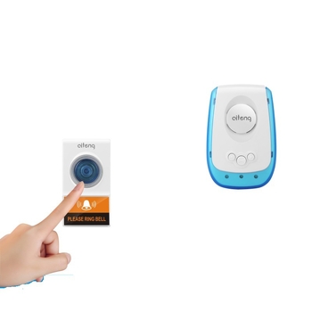 Bezdrôtový digitálny zvonček na dvere s diaľkovým ovládaním na dlhý dosah, model V009A, 110-220V, 38 tónov, 1W