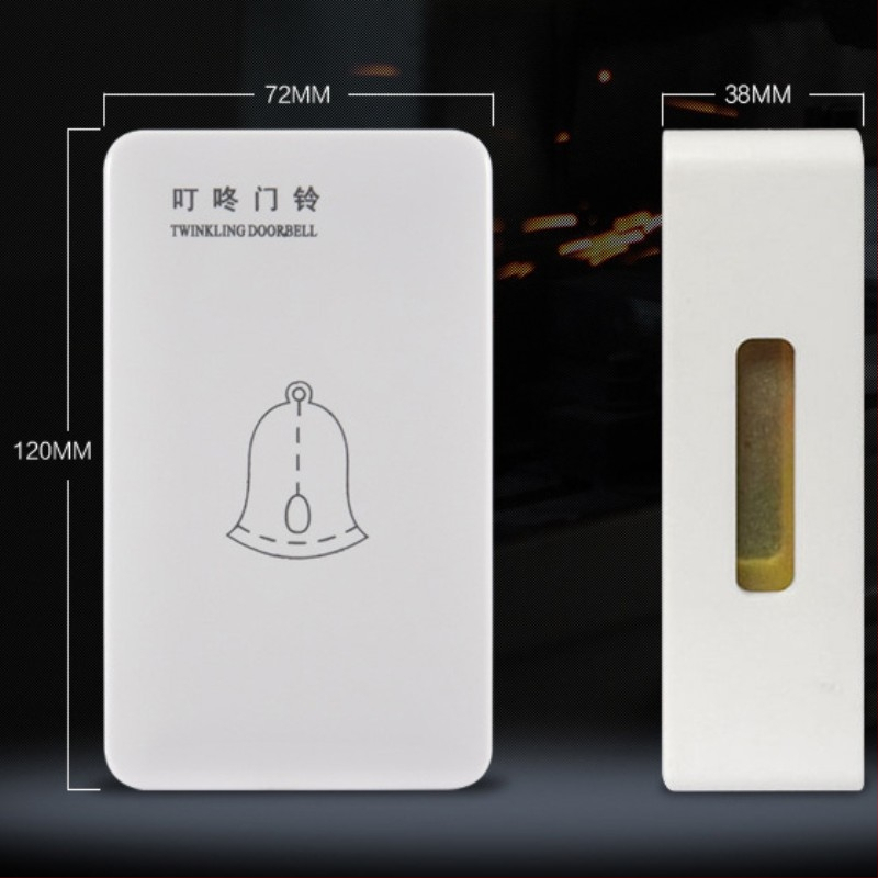 Sonerie de ușă Type 120 – 220V AC, sunet mecanic ding-dong, potrivit pentru hoteluri cu stele