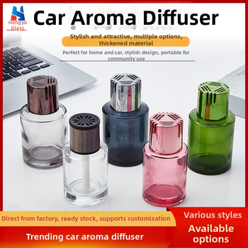 Autodifúzor na vôňu, sklo bielej farby, Hengya Glass, tlač loga k dispozícii, dekoratívne využitie