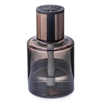 Autó illatosító üveg, magas fehér üveg, Hengya Glass, logónyomtatás elérhető, dekoratív célra