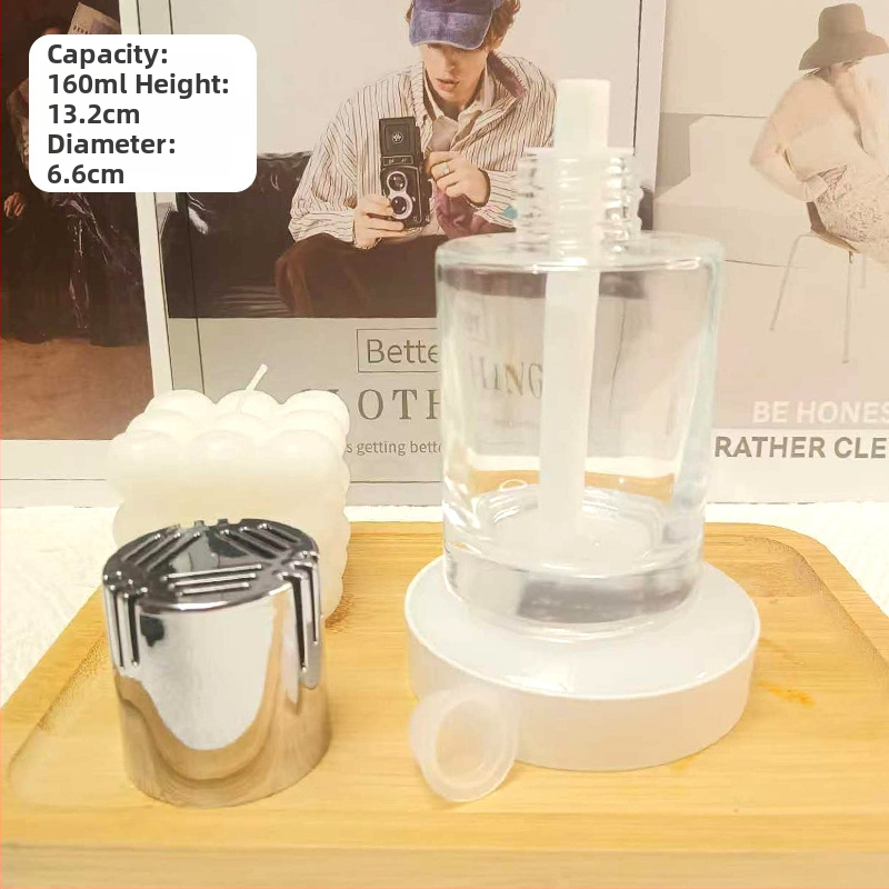 Autodifúzor na vôňu, sklo bielej farby, Hengya Glass, tlač loga k dispozícii, dekoratívne využitie