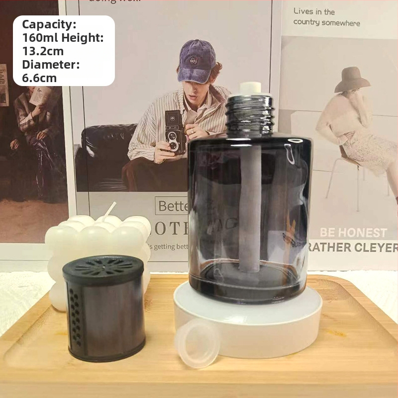 Autodifúzor na vôňu, sklo bielej farby, Hengya Glass, tlač loga k dispozícii, dekoratívne využitie