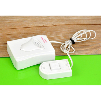 Ενσύρματο θυροτηλέφωνο Listener, μοντέλο 01, τροφοδοσία με δύο μπαταρίες AA (3V), ήχος Ding Dong, κατανάλωση 0.1W