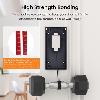 Στήριγμα για βίντεο θυροτηλέφωνο - Μοντέλο Doorbell bracket 1, Μάρκα Ring doorbell bracket, Τροφοδοσία: 5V, Κατανάλωση: 5