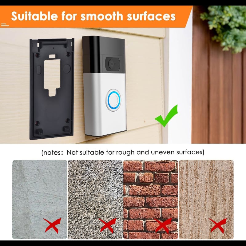 Στήριγμα για βίντεο θυροτηλέφωνο - Μοντέλο Doorbell bracket 1, Μάρκα Ring doorbell bracket, Τροφοδοσία: 5V, Κατανάλωση: 5