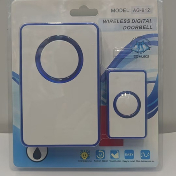 Ασύρματο κουδούνι πόρτας, μοντέλο 885684, τάση 110–220 V, 38 μελωδίες, κατάλληλο για οικιακή χρήση