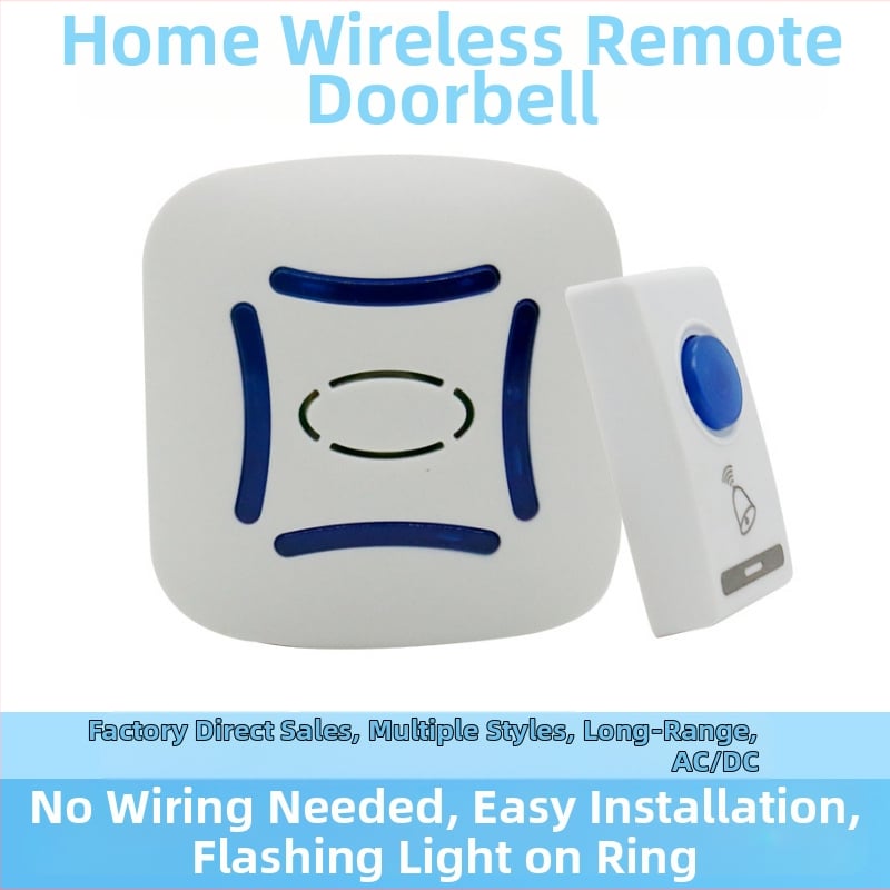 Ασύρματος θυροτηλέφωνο, μοντέλο Zhishan 805ACDC, τροφοδοσία AC/DC 220V, 32 μελωδίες, κατανάλωση 2W, για κατοικίες