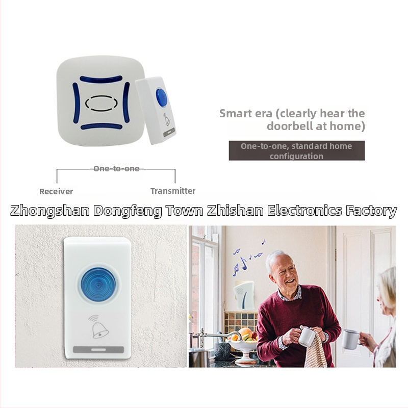 Ασύρματος θυροτηλέφωνο, μοντέλο Zhishan 805ACDC, τροφοδοσία AC/DC 220V, 32 μελωδίες, κατανάλωση 2W, για κατοικίες