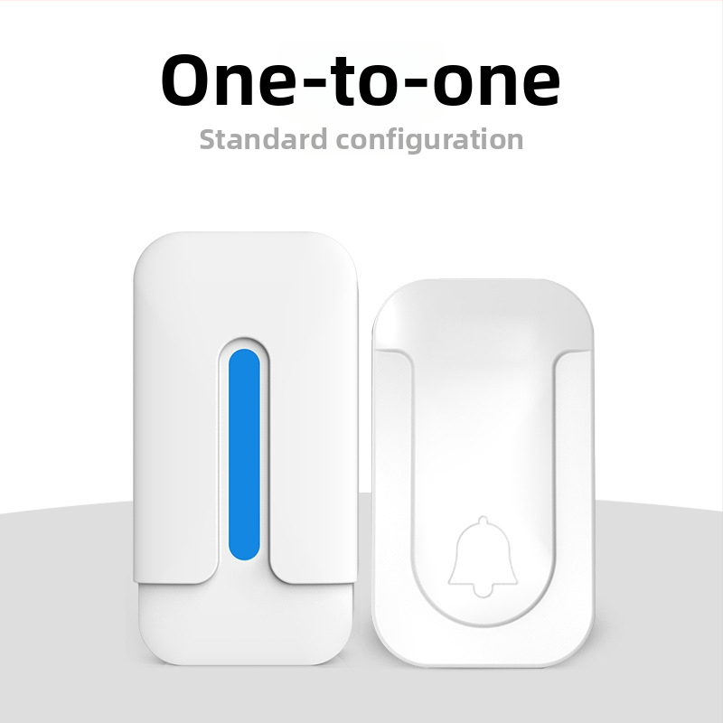 Ασύρματο κουδούνι πόρτας ML-A2 από Jiaji'an, τροφοδοσία μέσω δικτύου 85-220 V, επιλογή ήχου κλήσης, για οικίες και καταστήματα