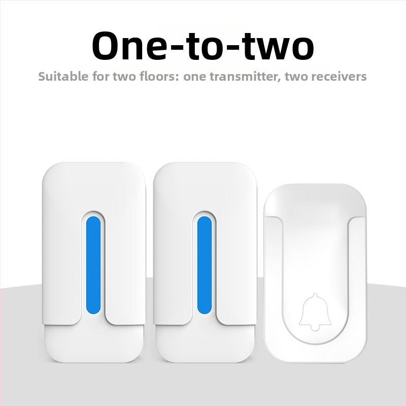 Ασύρματο κουδούνι πόρτας ML-A2 από Jiaji'an, τροφοδοσία μέσω δικτύου 85-220 V, επιλογή ήχου κλήσης, για οικίες και καταστήματα