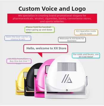 AST-53011 Sonerie wireless cu senzor de inducție, alimentare 5V, 38 tonuri, <1W, pentru casă și magazin