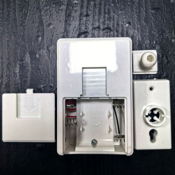 MR-33 indukčný zvonček na dvere, 16 melódií, napájanie 4,5V DC, DC-DC, vhodné pre obchody, hotely, reštaurácie a kancelárie