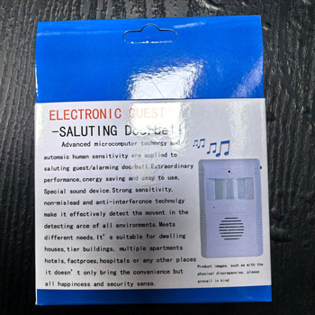 MR-33 indukčný zvonček na dvere, 16 melódií, napájanie 4,5V DC, DC-DC, vhodné pre obchody, hotely, reštaurácie a kancelárie