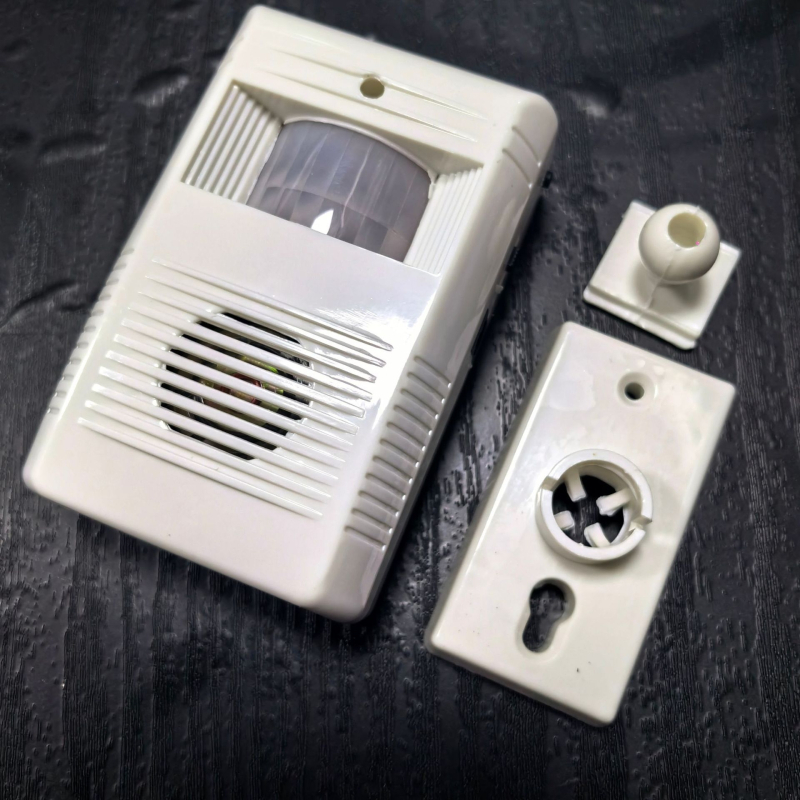 MR-33 indukčný zvonček na dvere, 16 melódií, napájanie 4,5V DC, DC-DC, vhodné pre obchody, hotely, reštaurácie a kancelárie