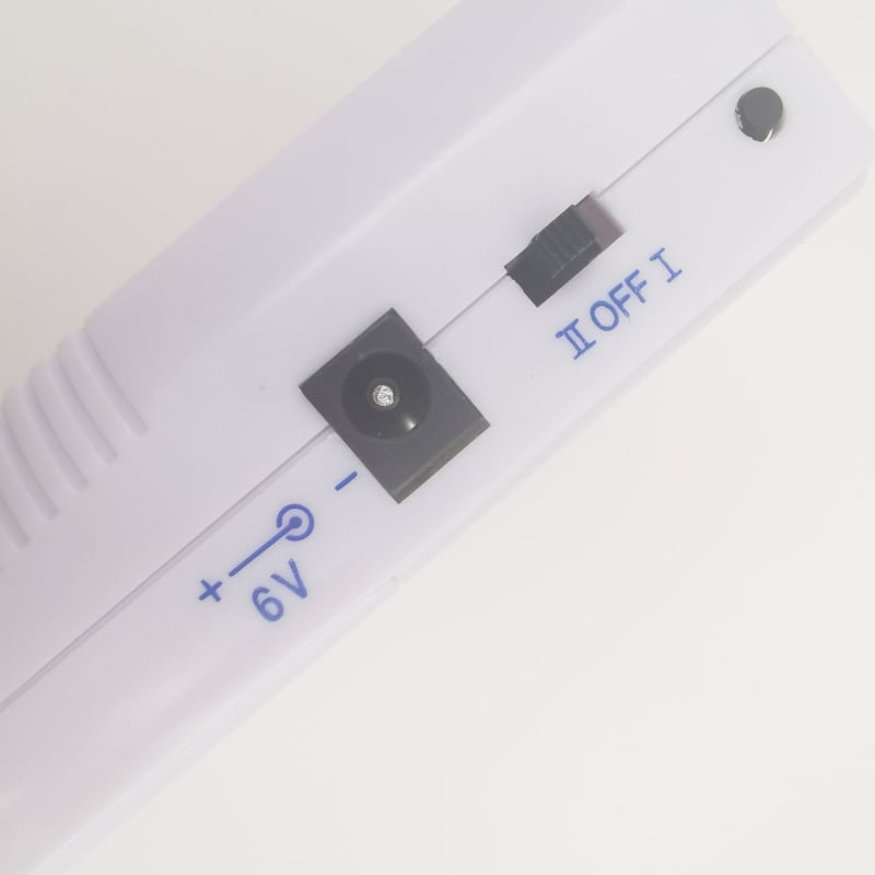 Dispozitiv electronic de întâmpinare, model ED08(32) plug-in, alimentare AC/DC duală, 4.5V, sonerie Ding Dong + Hello, Welcome