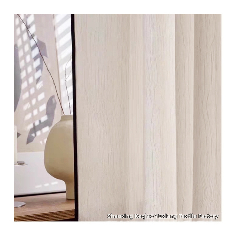 Závesy do okien z polyesteru, polopriesvitné, moderný minimalistický štýl; značka Yuxiang textile; inštalácia k dispozícii.