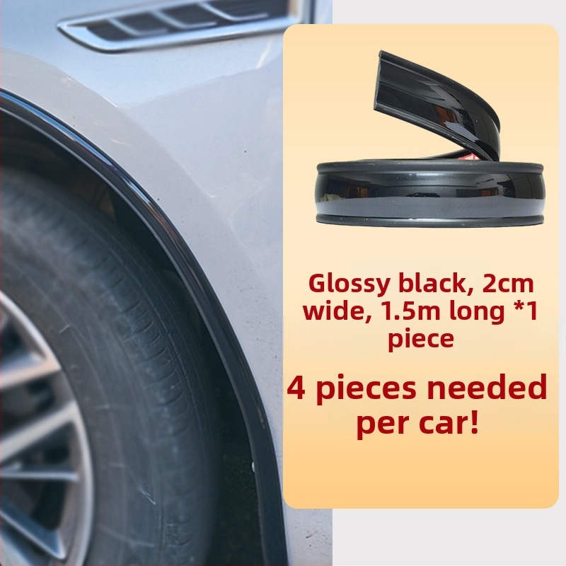 Farebný ochranný pás blatníka kolies — PVC, Značka Carbon Burning Era, Univerzálny typ, Kód produktu Universal Car Wheel Arch