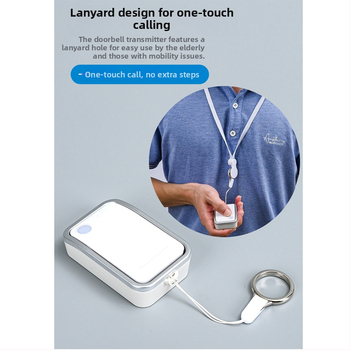 Bezdrôtový zvonček RG200 – prijímač s Type-C napájaním; vysielač 12V23A; dosah až 250 m (cez stenu 100 m); napájanie prijímača: 3x AA batérie alebo priame pripojenie; prevádzková teplota -20°C až 45°C