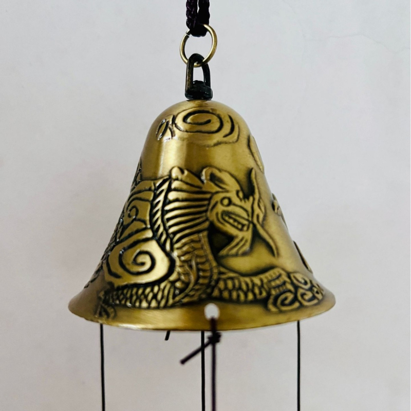 Privjesak, metalni zvončić na vjetar, ručno izrađeno, kineski stil (Materijal: Metal; Proces: Ručno; Stil: Kineski; Kategorija: Privjesak)
