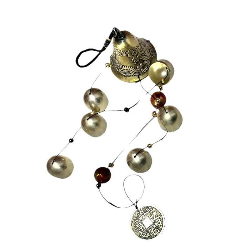 Privjesak, metalni zvončić na vjetar, ručno izrađeno, kineski stil (Materijal: Metal; Proces: Ručno; Stil: Kineski; Kategorija: Privjesak)