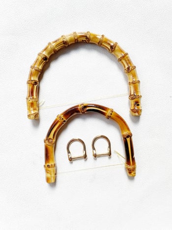 Λαβή απο μπαμπού για αποσκευές – πραγματική λαβή μπαμπού, φυσικός μοτίβος μπαμπού, εξαιρετικά ελαφριά, μείωση βάρους