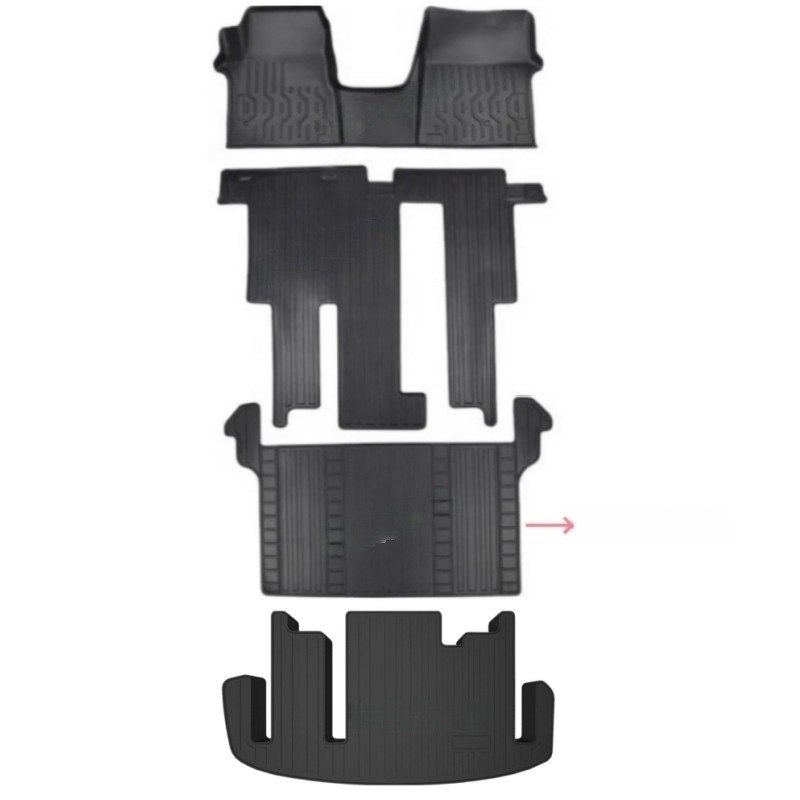 Covoraș podea Hyundai Staria din cauciuc – impermeabil, potrivire universală, pentru LHD/RHD, imprimare logo disponibilă, personalizabil