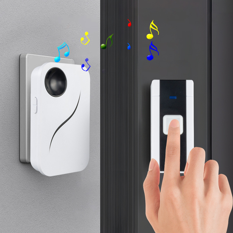 Bezdrôtový zvonček do dverí Xinhui AG-9643K, DC napájanie, napätie 3, 36 tónov, spotreba 2