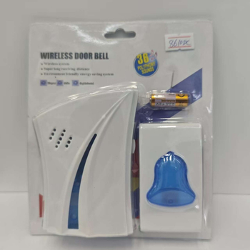 Hongling 8308DC Bezdrôtový zvonček do domácnosti, DC 12V, 18 melódií, 2W spotreba, diaľkové ovládanie