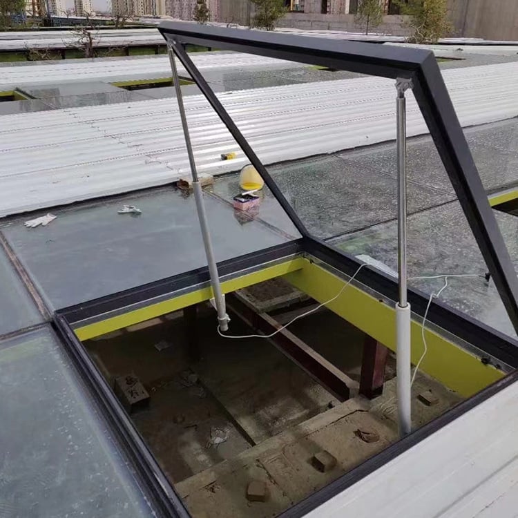 Elektrický otvárač dverí a okien | Okenný pohon, hliníková zliatina | Vhodné pre vysoké okná vo výstavných sálach, na letiskách a staniciach