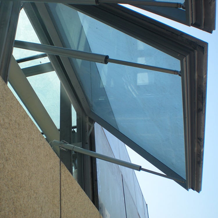 Elektrický otvárač dverí a okien | Okenný pohon, hliníková zliatina | Vhodné pre vysoké okná vo výstavných sálach, na letiskách a staniciach