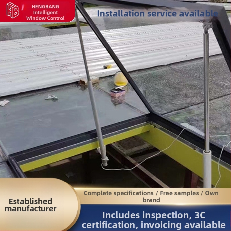 Elektrický otvárač dverí a okien | Okenný pohon, hliníková zliatina | Vhodné pre vysoké okná vo výstavných sálach, na letiskách a staniciach