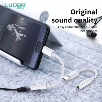 LBE N59 Ακουστικός μετατροπέας 3,5 mm σε Type-C για κινητά με θύρα Type-C