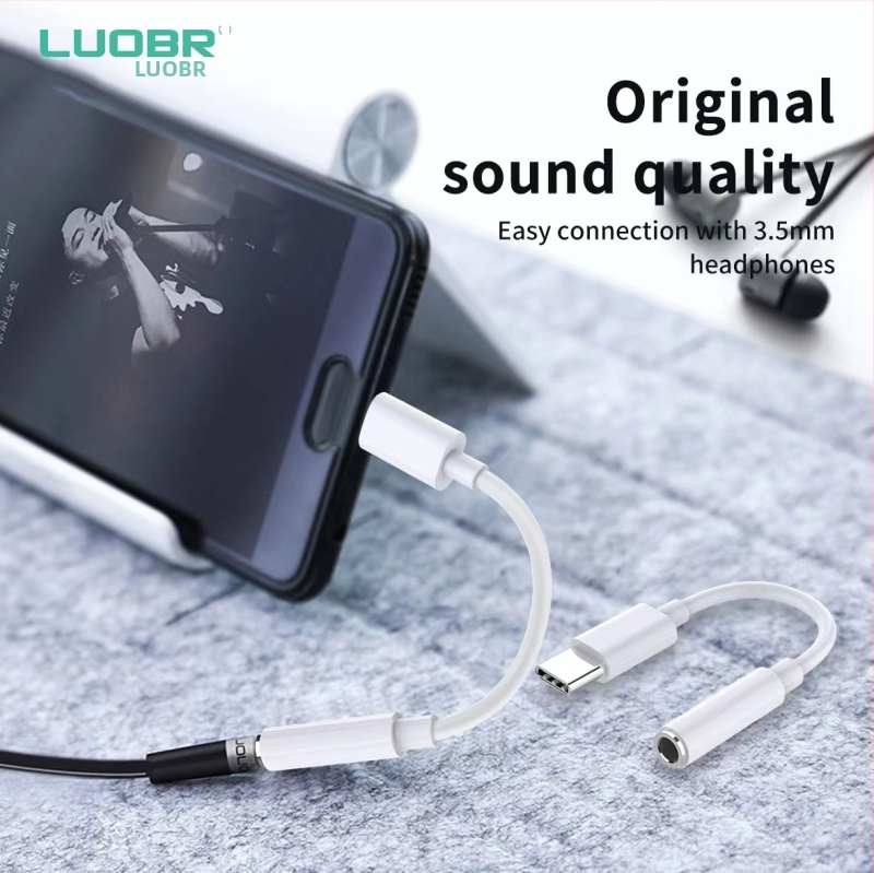 LBE N59 Ακουστικός μετατροπέας 3,5 mm σε Type-C για κινητά με θύρα Type-C