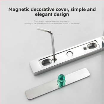 Uhlový spojovací diel pre sklenené dvere do kúpeľne z nehrdzavejúcej ocele 304, bez rámu, montáž na stenu pod 90°, vhodné pre 8–10 mm tvrdené sklo, model FC500R