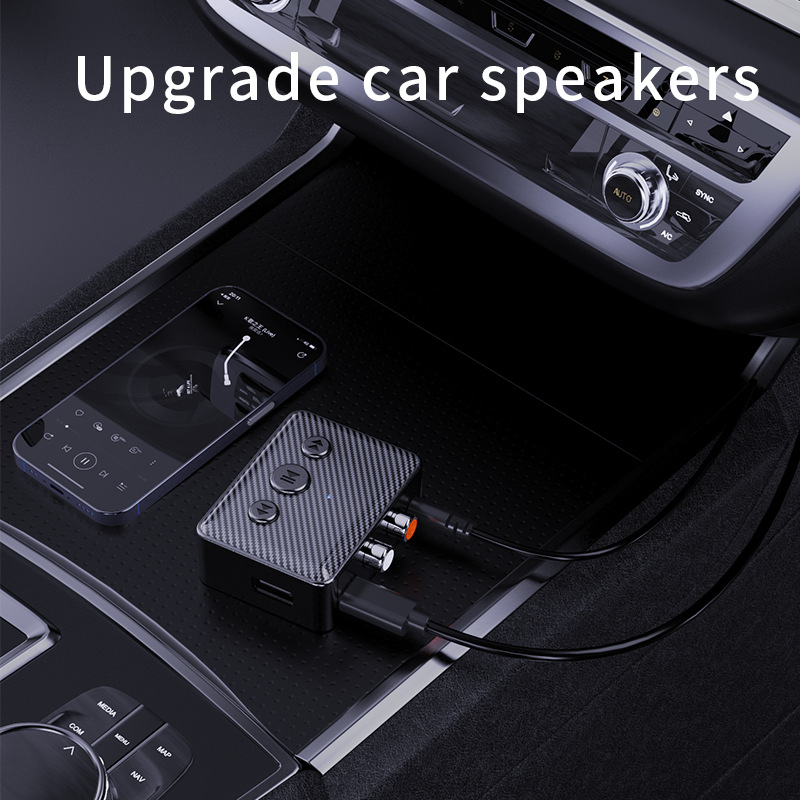 Bluetooth 5.4 audio receiver για αυτοκίνητο – Μοντέλο R21, Type-C τροφοδοσία, AUX/RCA έξοδος, αναπαραγωγή μουσικής από USB/U Disk